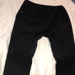 Fabletics leggings black mesh
